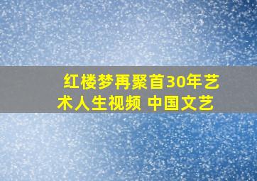 红楼梦再聚首30年艺术人生视频 中国文艺